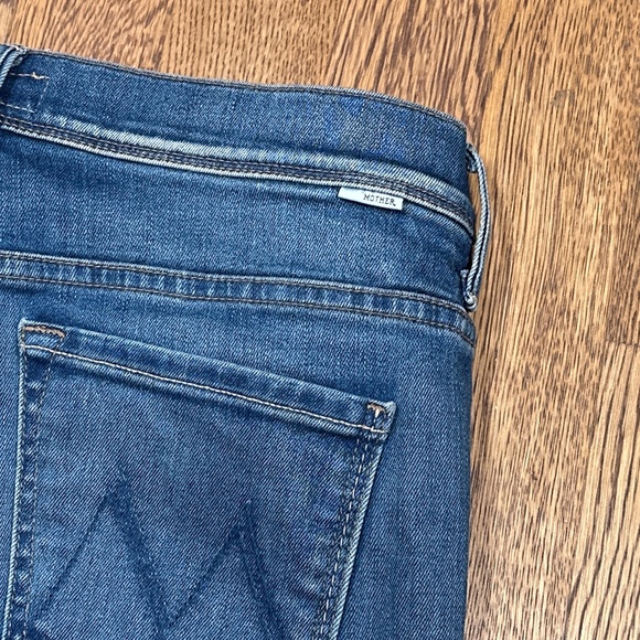 Mother The Super Cruiser Blue Moon High Rise Flare Denim Jeans Womens 29 - Picture 5 of 13